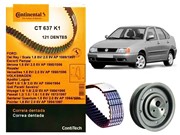 Kit Correia Dentada CT637 e Tensor VW AP Volkswagen Polo 1.8 1997 a 1999