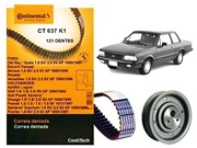 Kit Correia Dentada CT637 e Tensor VW AP Ford Del Rey 1.8 2.0 1990 a 1996