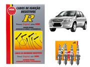 Kit Cabos NGK SCG73 E Velas NGK BPR6EY Chevrolet Prisma 1.0 1.6 1.8 8v Até 2012