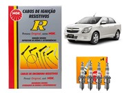 Kit Cabos NGK SCG73 E Velas NGK BPR6EY Chevrolet Cobalt 1.0 1.6 1.8 8v Todos