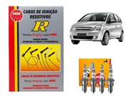 Kit Cabos NGK SCG73 E Velas NGK BPR6EY Chevrolet Meriva 1.0 1.6 1.8 8v Todos
