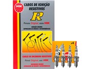 Kit Cabos NGK SCT09 e Velas NGK BKR6E-D Fiat Doblo 1.4 8v Fire Flex 2007 até 2016 - 19423