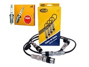 Kit Cabos Magneti Marelli CVMT0902 e Velas NGK BPR6EY Fiat Palio 1.0 1.4 8v 2003 Em Diante - 19472