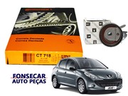 Kit Correia Dentada CT718 e Tensor Peugeot 206 1.4 8v 2005 Em Diante