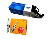 Kit Cabos Ford SCF30 e Velas NGK TR6B-10 Ford Fiesta 1.0 1.6 8v ZETEC 1999 Em Diante - 19456