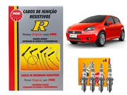 Kit Cabos NGK SCG73 E Velas NGK BPR6EY Fiat Punto 1.8 8v Todos