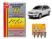 Kit Cabos NGK SCG73 E Velas NGK BPR6EY Fiat Palio Weekend 1.8 8v Todos