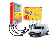 Kit Cabos NGK SCT06 e Velas NGK BKR6E-D Fiat Fiorino 1.3 8v Fire Gasolina/Flex/Gnv 2003 Em Diante